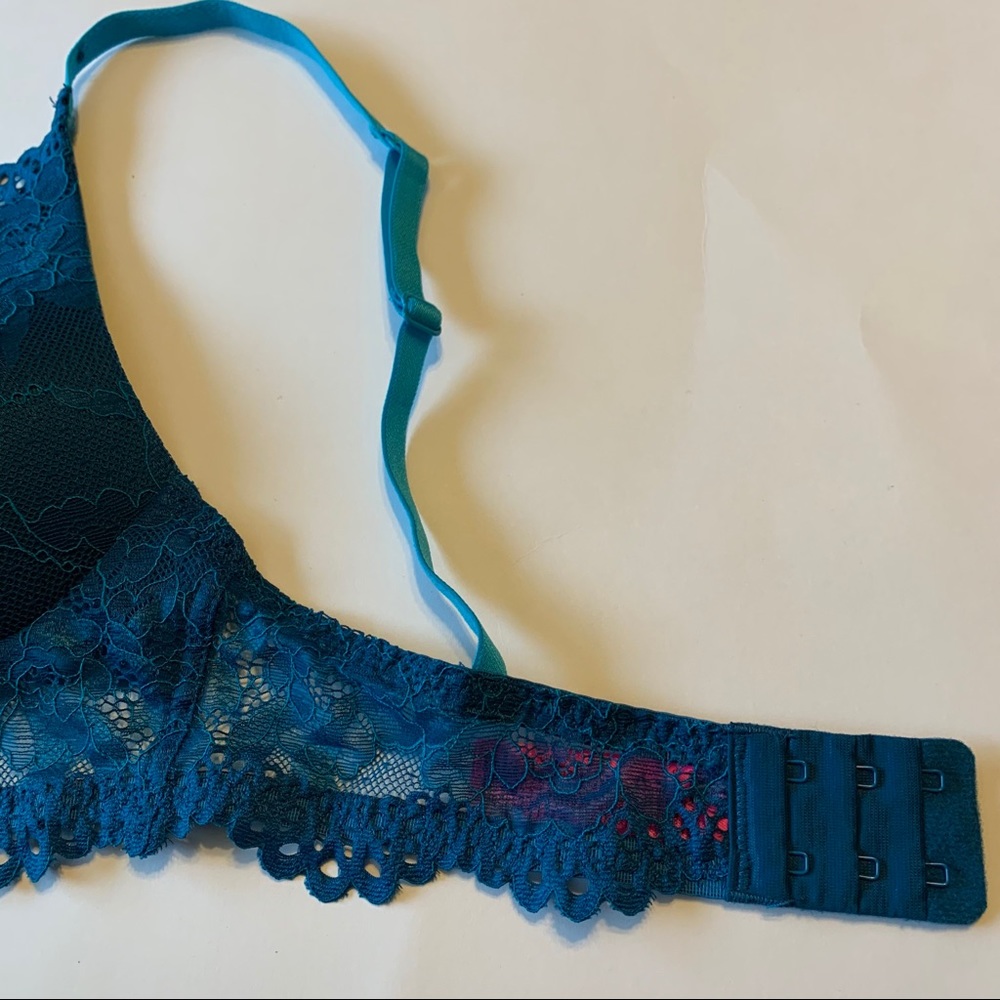 La Senza XS teal lace bra - Picture 3 of 10